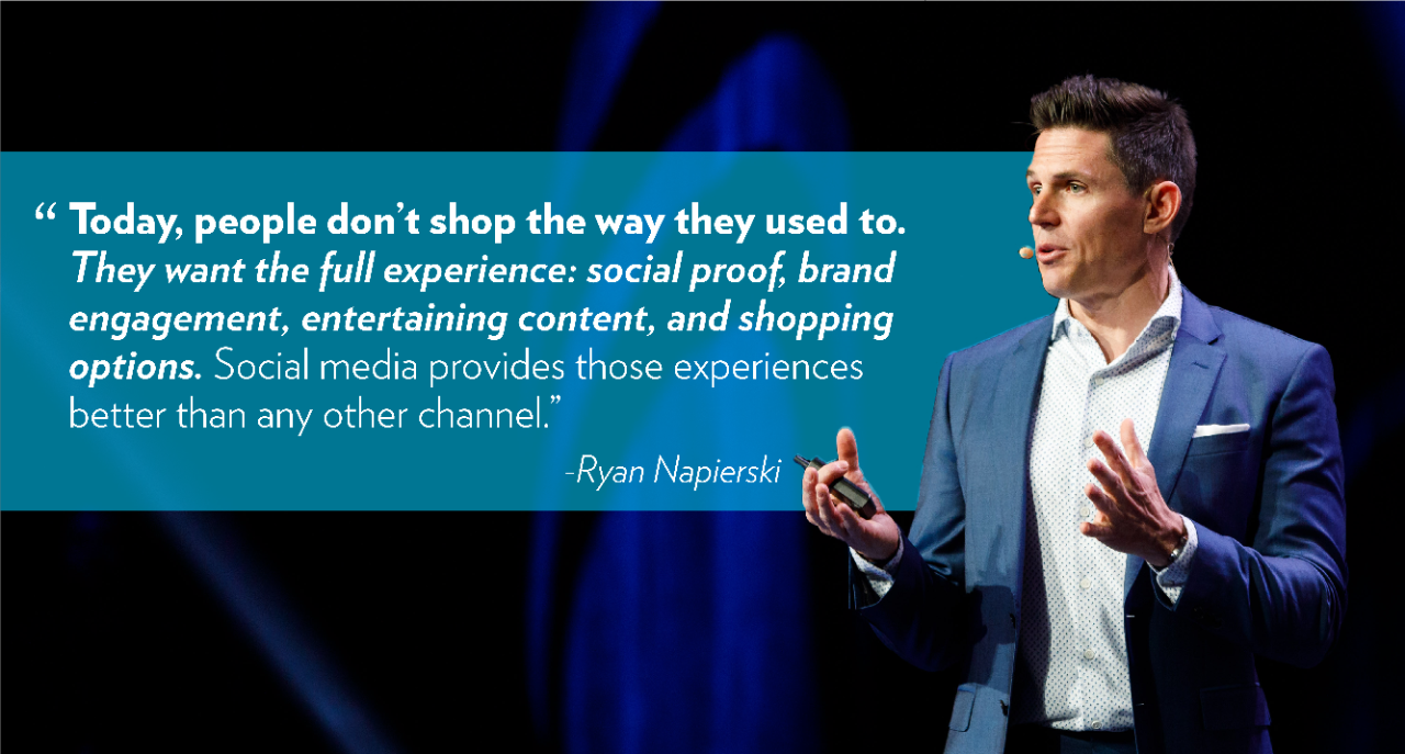 social media quote from Ryan Napierski