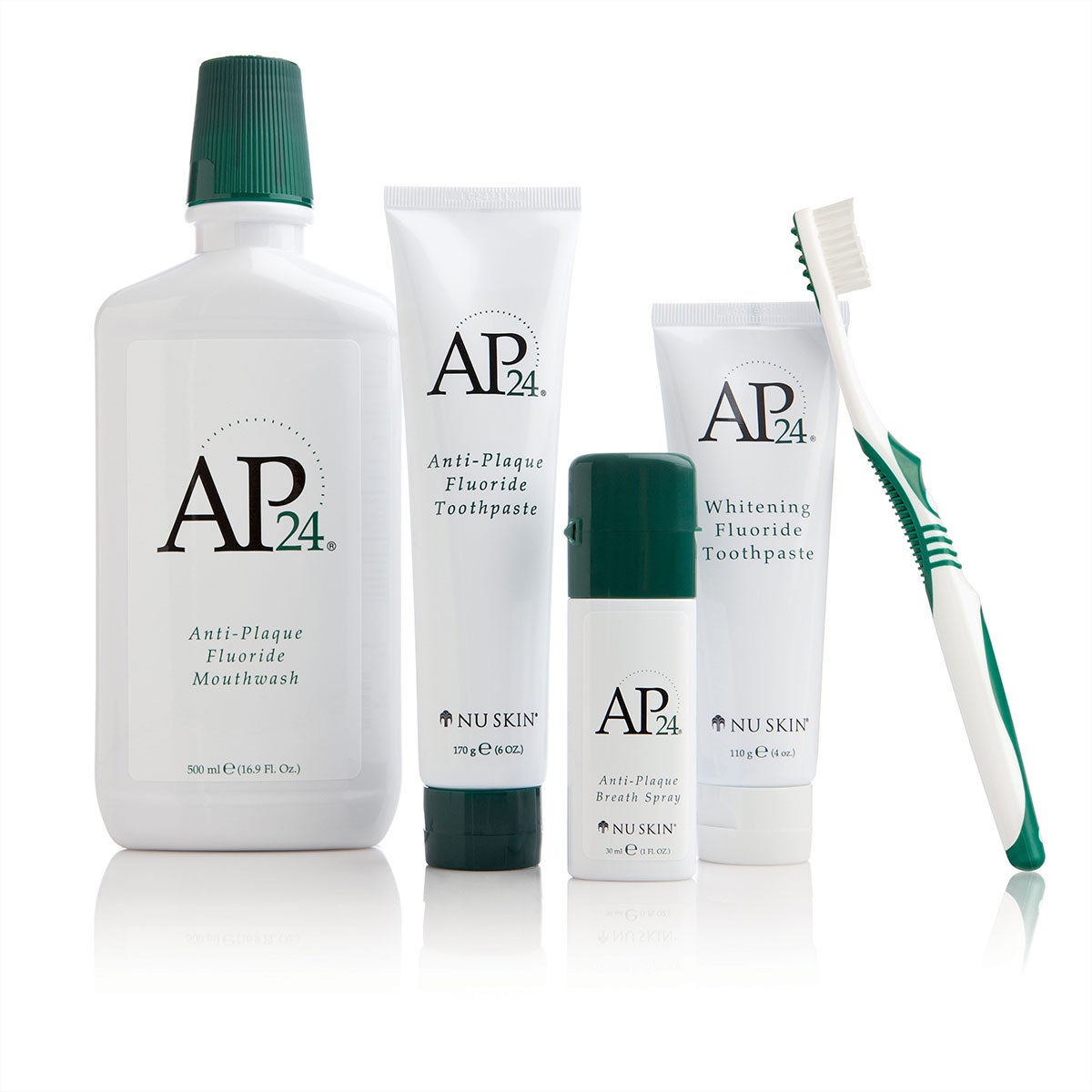 Oral Care System White Background