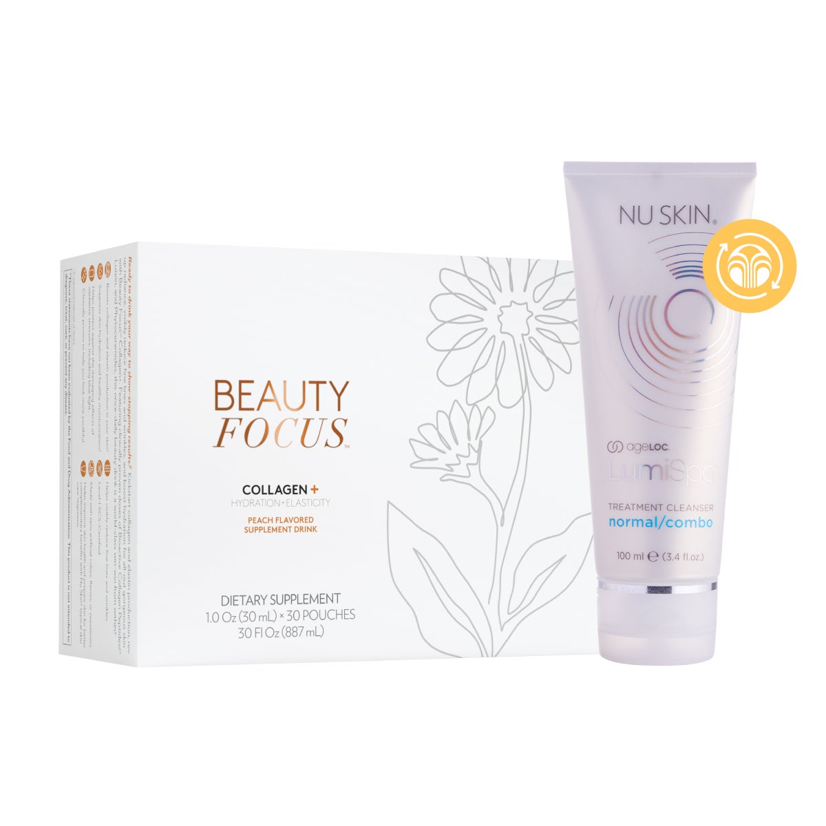 Beauty Focus™ Collagen+ Peach & ageLOC® LumiSpa® Cleanser (Normal/Combo) Subscription