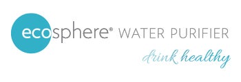 Logo of EcoSphere Water Purifier with tagline
