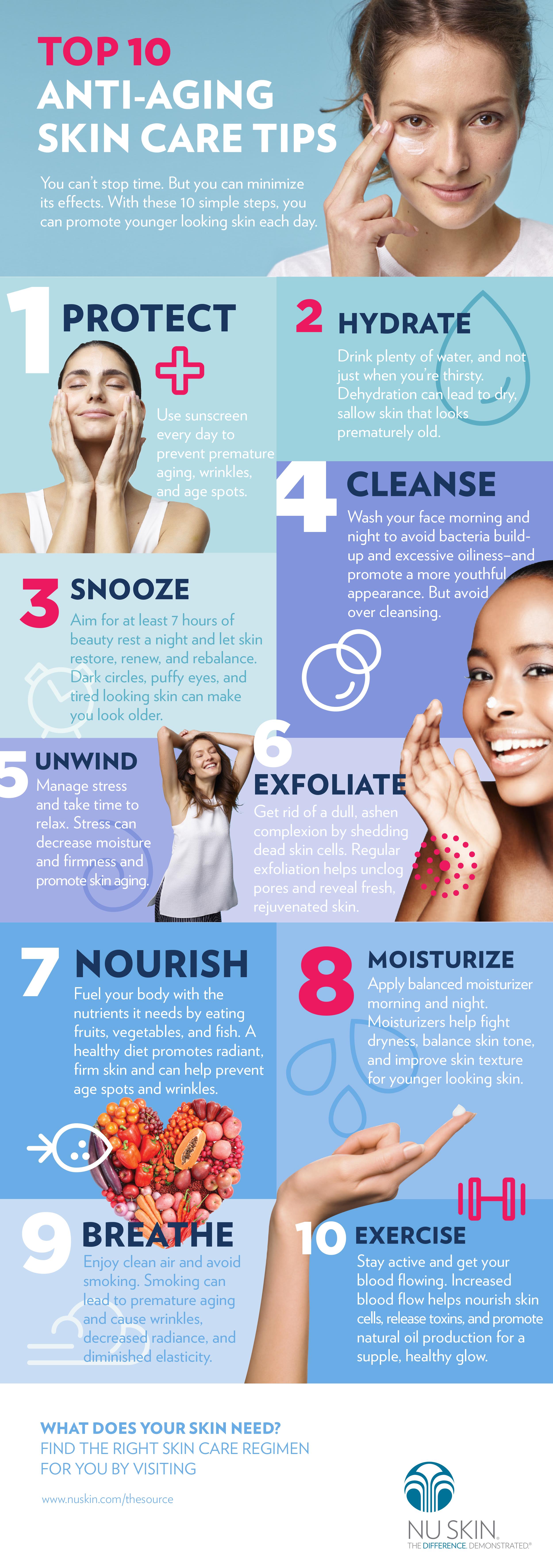 Anti-aging skin care tips