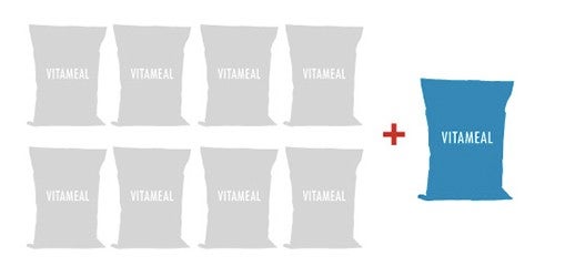 8パックごとに、1パックの寄付が追加されます