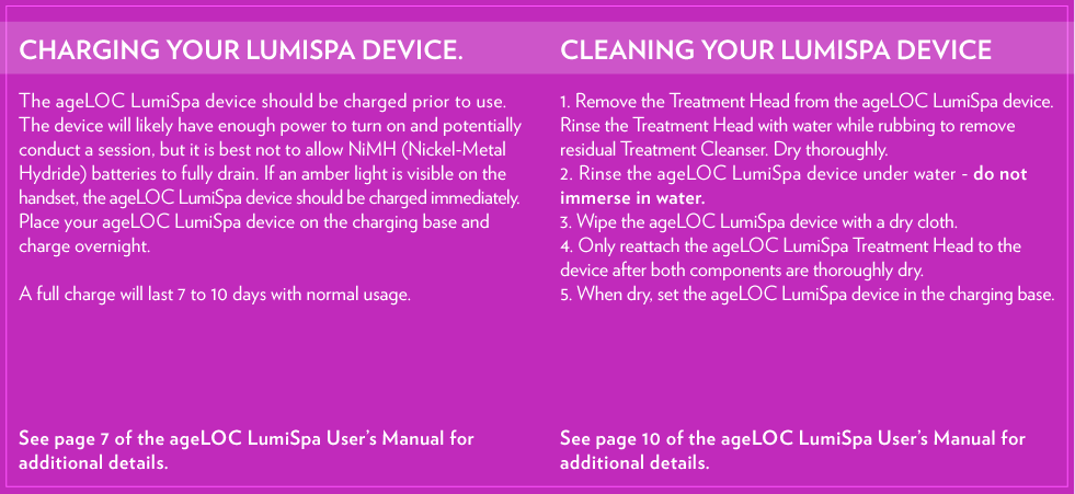LumiSpaSite_Charging & Cleaning_Banner