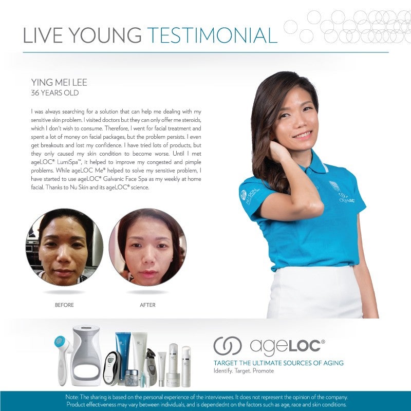 Nu Skin Live Young Testimonial Ying Mei Lee