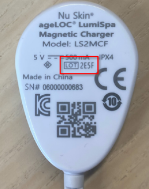 ageloc-lumispa-io-charger-lot-number