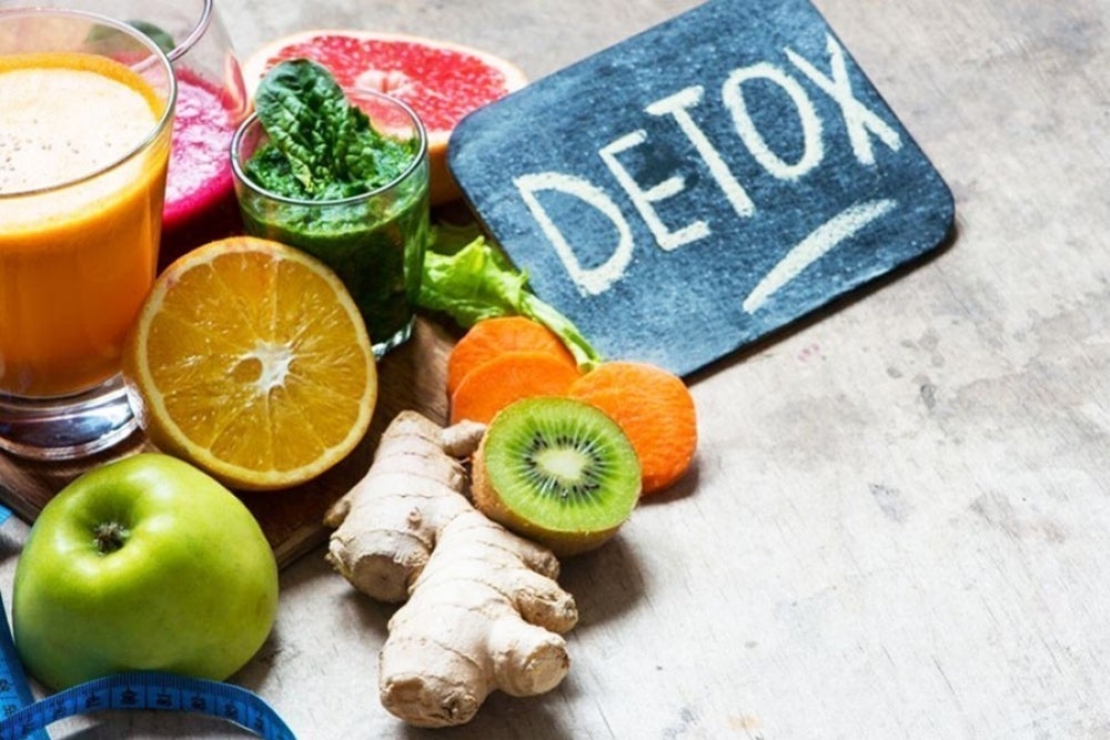 HÌnh ảnh về detox với các loại trái cây từ thiên nhiên