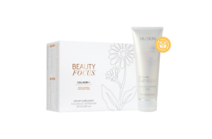 Beauty Focus™ Collagen+ (Peach) & ageLOC® LumiSpa® Cleanser (Dry) Subscription