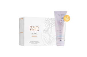 Beauty Focus™ Collagen+ (Peach) & ageLOC® LumiSpa® Cleanser (Normal/Combo) Subscription