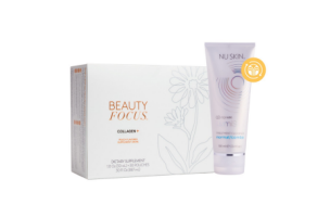 Beauty Focus™ Collagen+ (Peach) & ageLOC® LumiSpa® Cleanser (Normal/Combo) Subscription